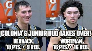 Colonia 62 Newark Collegiate 56 | HS Basketball | Derkack + Wortman Take Over!