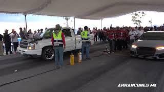 Audi RS3 Stage 2 GENERAL vs Silverado Supercharger LA LECHERA | Arrancones Mx