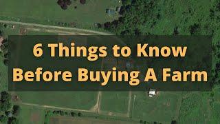 6 Things to Know Before Buying a Farm