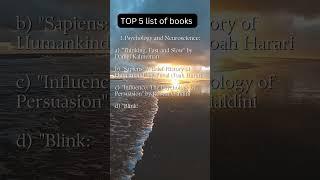 TOP 5 LIST OF BOOKS