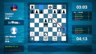 Chess Game Analysis: Ján Macák - Intelekt1 : 1-0 (By ChessFriends.com)