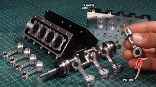 Smallest V8 Engine (Assemle and Running)