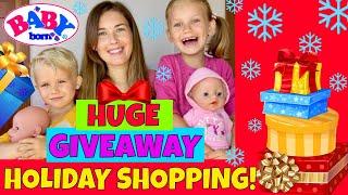 Target Christmas Shopping Spree With Baby Born Twins Emma & Ethan! Huge Doll Giveaway!