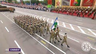 O‘zbekiston harbiylar Belarusda tashkil etilgan harbiy paradda ishtirok etdi