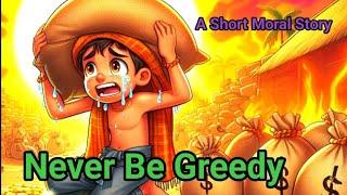 "Never Be Greedy" | The Tale of Two Brothers | Moral Story for Kids | Short English Stories