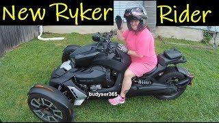 New Can-Am Ryker Rider - First Time Riding on the Road in Traffic