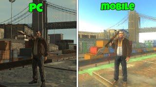 GTA 4 Android VS GTA 4 PC Side By Side Comparison