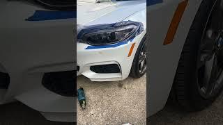 Light smoke bmw headlight tint