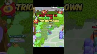 Trio Showdown Free Rank 30 #brawlstars #brawl #brawlstarsgame #brawlstarsgameplay #rank30