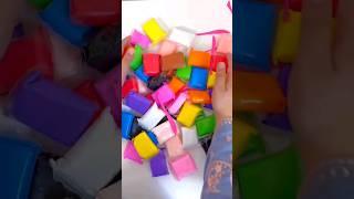 colorful soft clay unboxing️#shorts #clay #colorful