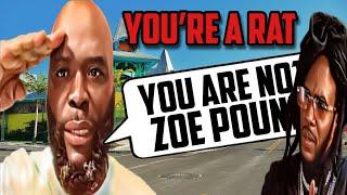 THIS IS WILD! OFFICIAL ZOE POUND GANGSTER EXPOSES & DESTROYS ALI ADAM: YOU ARE NOT ZOE POUND!