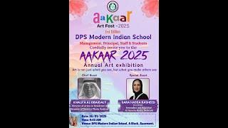 Live- Aakaar Art fest 2025| DPS Modern Indian School