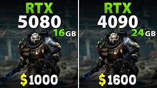 RTX 5080 vs RTX 4090 - Test in 13 Games | 4K