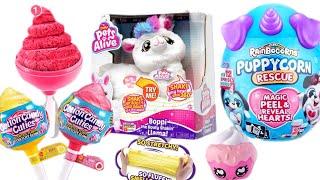 Very cute ZURU toys | PUPPYCORN, DANCING LLAMA, COTTON CANDY CUTIES | ASMR | UNBOXING