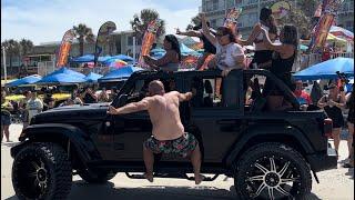 Jeep beach 2024 beach party was crazy #daytonabeach #subscribe #viral #jeep #jeepbeach #jeeplife