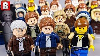 Every LEGO Han Solo Minifigure Ever Made!!! 2019 Update