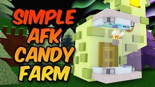 Simple AFK Candy Farm Tutorial in Build a Boat for Treasure