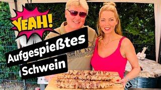 GRILLSPIEßE | mit Schweinefleisch | KNOBI | Zwiebeln | zum verlieben