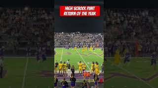 High School Punt Return of the Year: Unbelievable Play! 