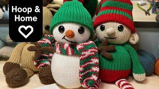 Circular Knitting Machine Pattern Review - Snowman from Festive Knits Book