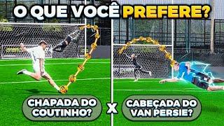 VOCÊ PREFERE CHAPADA DO COUTINHO ou GOL DE PEIXINHO DO VAN PERSIE? (O CL9 TAVA IMPOSSÍVEL HOJE) 