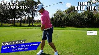 HOW TO CLEAR YOUR HIPS/PELVIS IN THE GOLF SWING | Paddy's Golf Tip #24 | Padraig Harrington