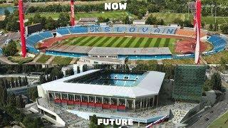 Slovak Stadiums ► Then - Now/Future ◄ 2018 HD