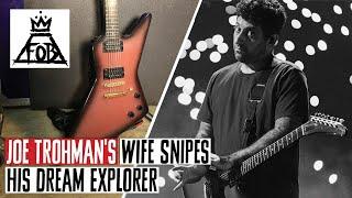 Fall Out Boy Guitarist Joe Trohman's Wife Surprises Him a Limited Edition 1980s Gibson Explorer