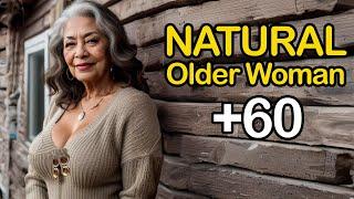 Natural Old Woman Over 60 Knit Dress Attractive And Classy Dressed Fashion Tips