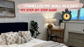 Wall Panelling - IN A DAY - My Simple Guide - Step-by-step - Transform Your Walls FAST