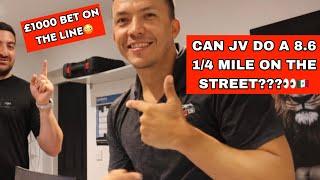 HAMID Challenges THE BOSS  £1000 BET + 1X FREE JM RACEWARS ENTRY8.6 1/4Mile on the Street