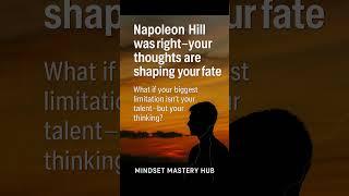 Napoleon Hill was right—your thoughts are shaping your fate | MINDSET MASTERY HUB