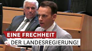 Landesregierung antwortet frech auf Anfragen – Sven Knoll im Landtag