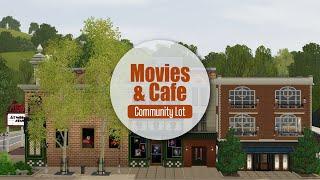 Sims 3 Twinbrook Renovation: Movies & Cafe - DOWNLOAD LOT, No CC