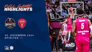 Telekom Baskets Bonn vs. FIT/One Würzburg Baskets - Full Game Highlights - Spieltag 13, 2024/25