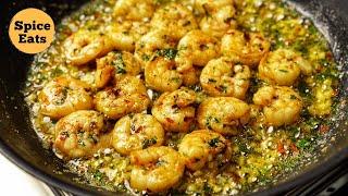 BUTTER GARLIC SHRIMP | BUTTER GARLIC PRAWNS RECIPE | SHRIMP IN BUTTER GARLIC SAUCE