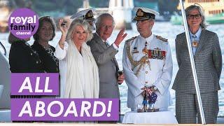 King Charles Reviews Australian Navy on Sydney Harbour