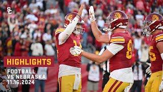 Football: USC 28, Nebraska 20 - Highlights (11/16/24)