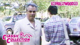 Mob Boss John Gotti Enjoys His Last Moments Of Freedom While Arriving To Appeals Court In Brooklyn