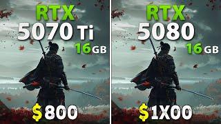 RTX 5070 Ti vs RTX 5080 - Test in 15 Games | 1440p