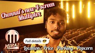 MIRAJ CINEMAS vlog | Complete Tour of Miraj Cinemas Chennai | New Theatre in Perumbakkam Chennai