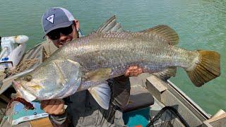 BIG BARRAMUNDI Fishing in Cape York Australia