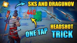 Sks And Dragunov One Tap Auto Headshot Trick || Total Explain || FireEyes Gaming || Garena Free Fire