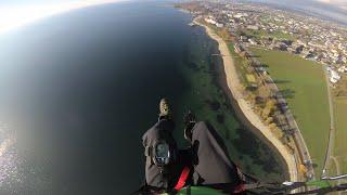 Paragliding over Lake Constance