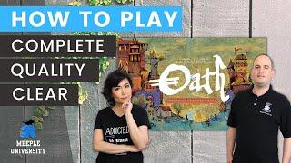 Oath Chronicles of Empire and Exile Board Game - How To Play (Tarrant's BEST work? :D)