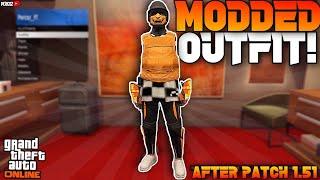 GTA 5 HOW TO GET A TRON JOGGERS ORANGE ARMOUR MODDED OUTFIT PATCH 1.51! (GTA 5 MODDED OUTFIT 1.51!)