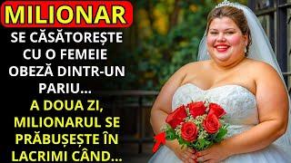 UN MILIONAR ESTE PROVOCAT SĂ SE CĂSĂTOREASCĂ CU O FEMEIE OBEZĂ... A DOUA ZI...