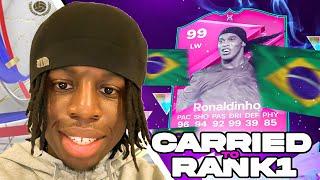 CAN 5⭐️ 5⭐️ 99 RONALDINHO SECURE ME RANK 1? FC24 ULTIMATE TEAM