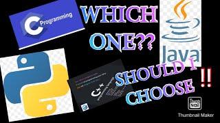 Which programming Language should I choose...