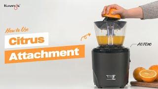 No need to peel citrus! How to use AUTO 10 Citrus Attachment